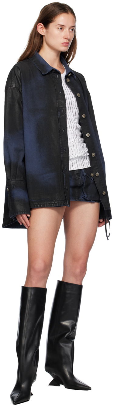 Košeľa The Attico Attico Diana Denim Shirt Modrá | SPEWCB68 C108, 3