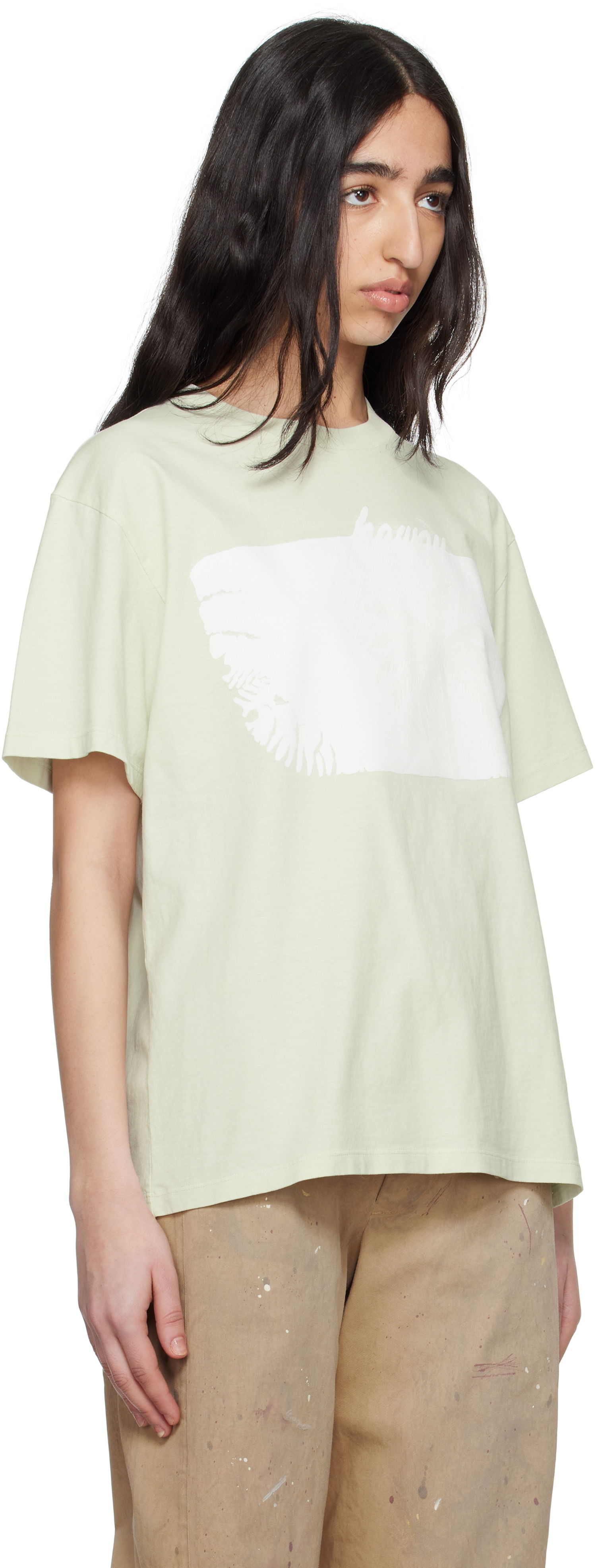 Tričko Maison Margiela MM6 Maison Margiela Heavy Cotton Jersey T-Shirt Zelené | S62GD0204 M20108, 1