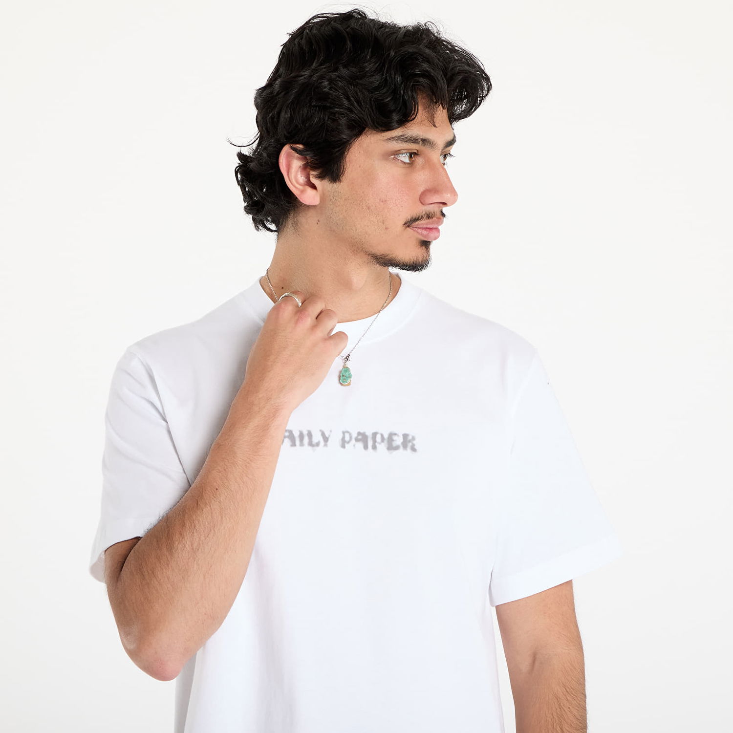 Tričko DAILY PAPER Daily Paper Shield Focus T-Shirt Biela | 2513073, 1