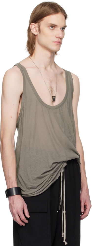 Tielko Rick Owens Rick Owens Hollywood Low Cut Tank Top Zelené | RR01E5101 UC, 1