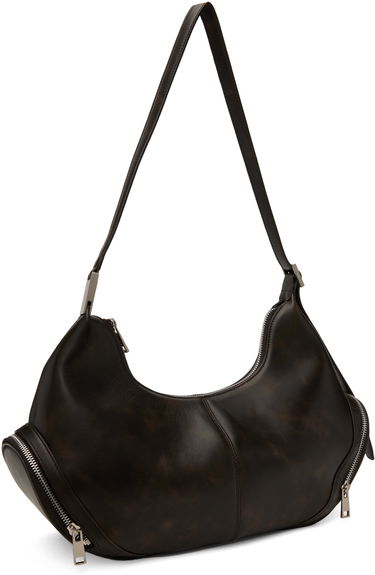 Taška cez rameno OSOI Large Cargo Leather Shoulder Bag Čierna | 24FWB03014107, 1