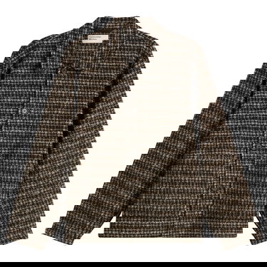 Bunda Universal Works Jacquard Knit Rams Plaid Jacket Rôznofarebný | P33099-BRN, 0