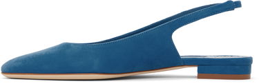 Šaty Manolo Blahnik Manolo Blahnik Sawra Slingback Ballerina Flats Modrá | 125-2929, 2