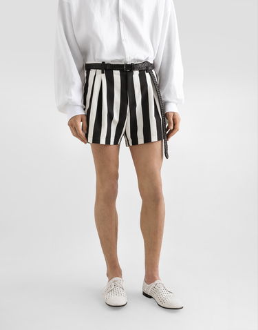 Šortky Dolce & Gabbana Dolce & Gabbana Cotton Jacquard Striped Shorts Rôznofarebný | GP115TFS6OHHA9WN, 3