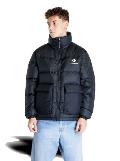 Prešívaná bunda Converse Winter Short Down Jacket Čierna | 10023755-A03