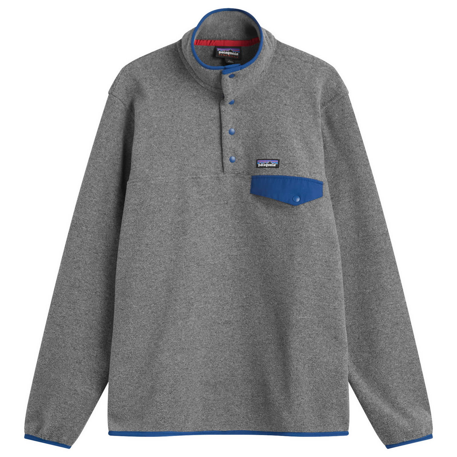 Sveter Patagonia Lightweight Synchilla Snap-T Pullover, Size Small Šedá | 25551-NKCL, 0