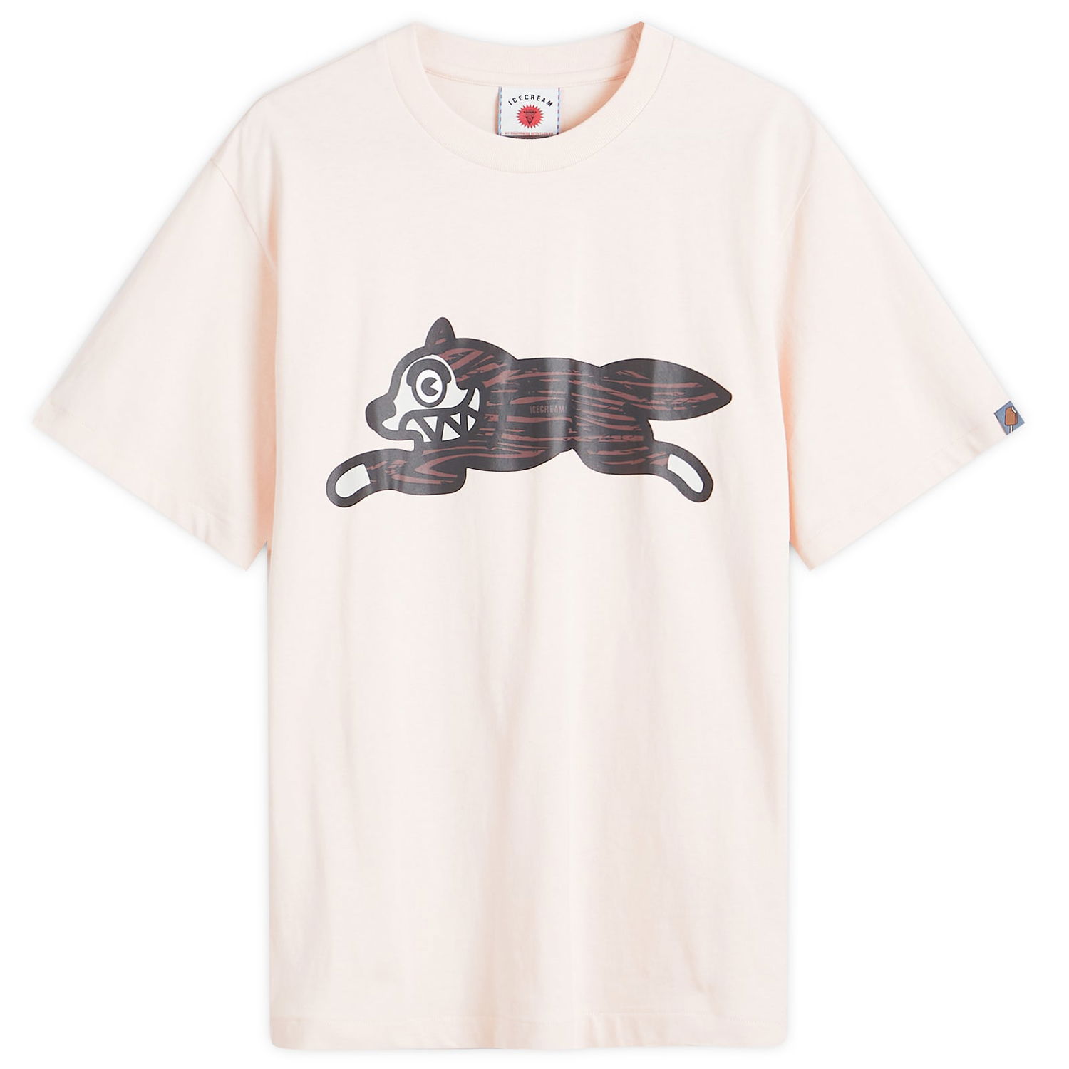 Tričko BBC IceCream ICECREAM Woodgrain Running Dog Graphic Tee Ružová | IC24345-PK, 1