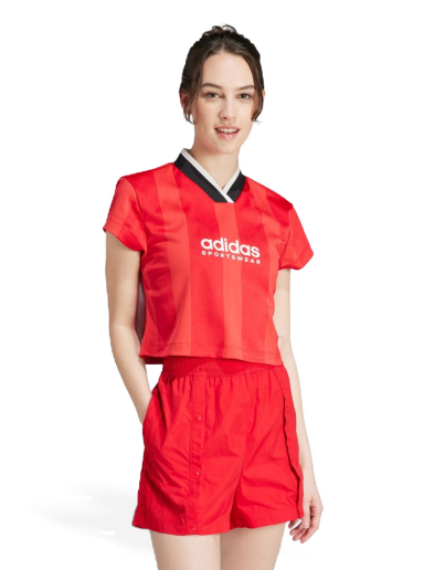 Tričko adidas Originals Tiro Colorblock Červená | IM4998