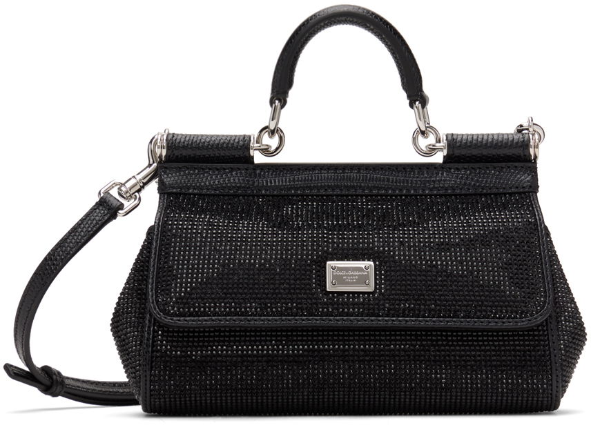 Kabelka Dolce & Gabbana Black Kim Kardashian Edition Small Sicily Bag Čierna | BB7116 AN154, 0