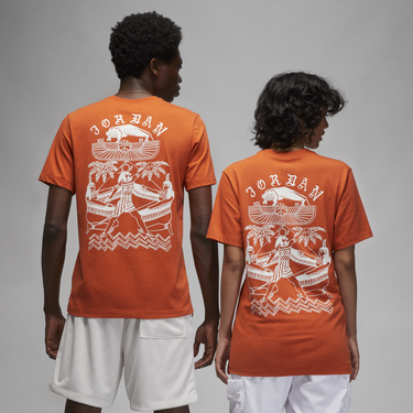 Tričko Jordan Air Flight Artist Series T-ShirT Oranžová | DX9559-812, 2