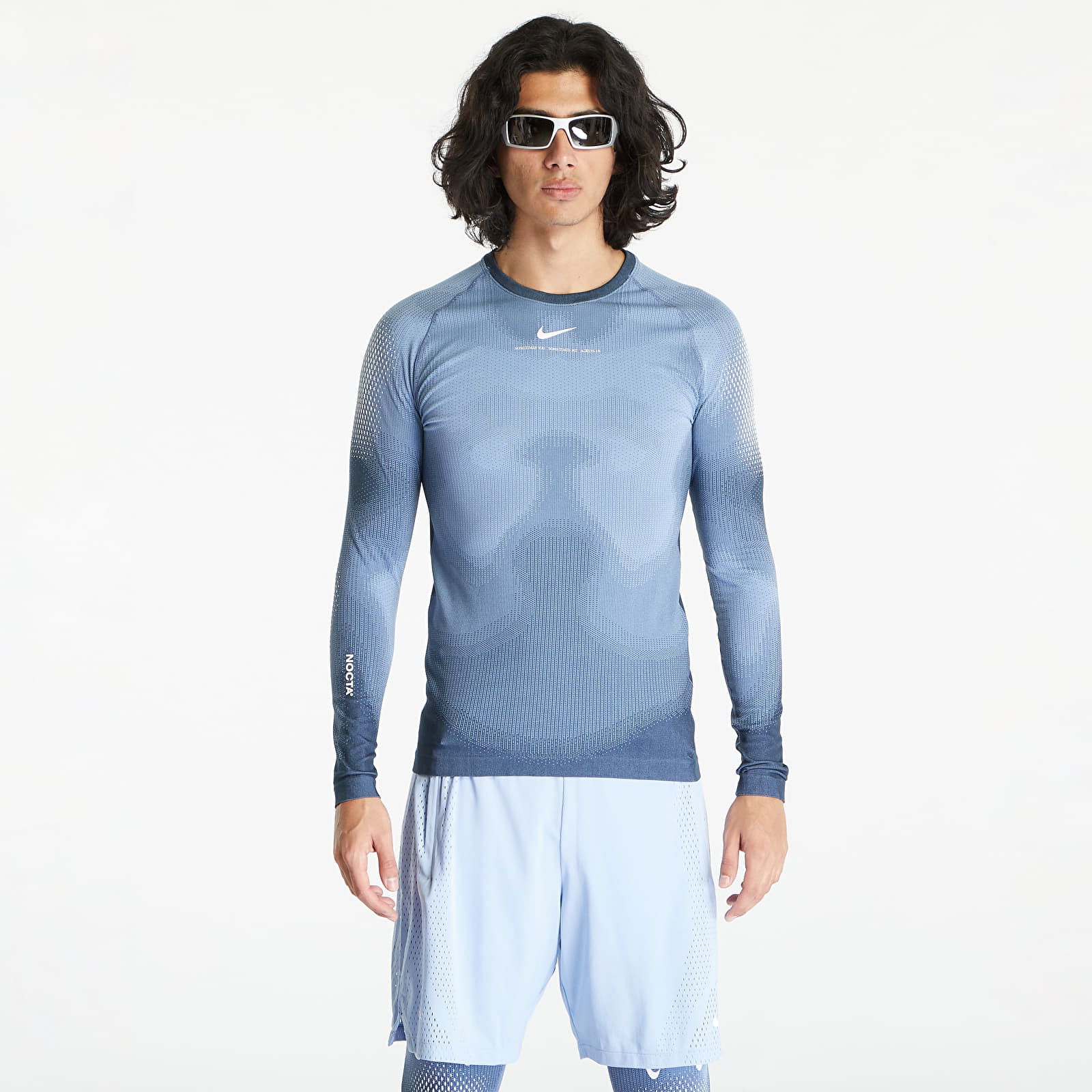 Nike x NOCTA NRG Dri-FIT Engineered Knit Long Sleeve Tee Cobalt