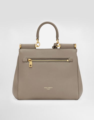 Kabelka Dolce & Gabbana Dolce & Gabbana My Sicily Plongé Calfskin Top Handle Bag Šedá | BB7781B73218I399, 2