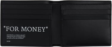 Peňaženka Off-White Black Quote Bifold Wallet Čierna | OMNC074C99LEA0011001, 4