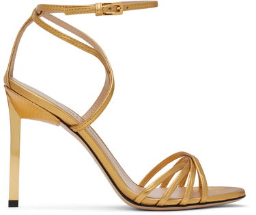 Doplnky Tom Ford Tom Ford Ida Lizard Print Heeled Sandals Metalická | W3546-LCL232G, 0