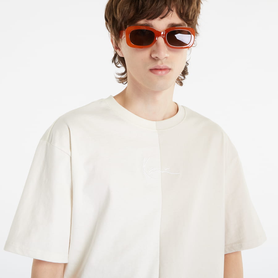 Tričko Karl Kani Small Signature Split Tee Biela | 6037488, 1