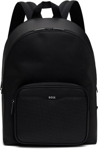 Batoh BOSS Monogram Pocket Backpack Čierna | 50542233, 0