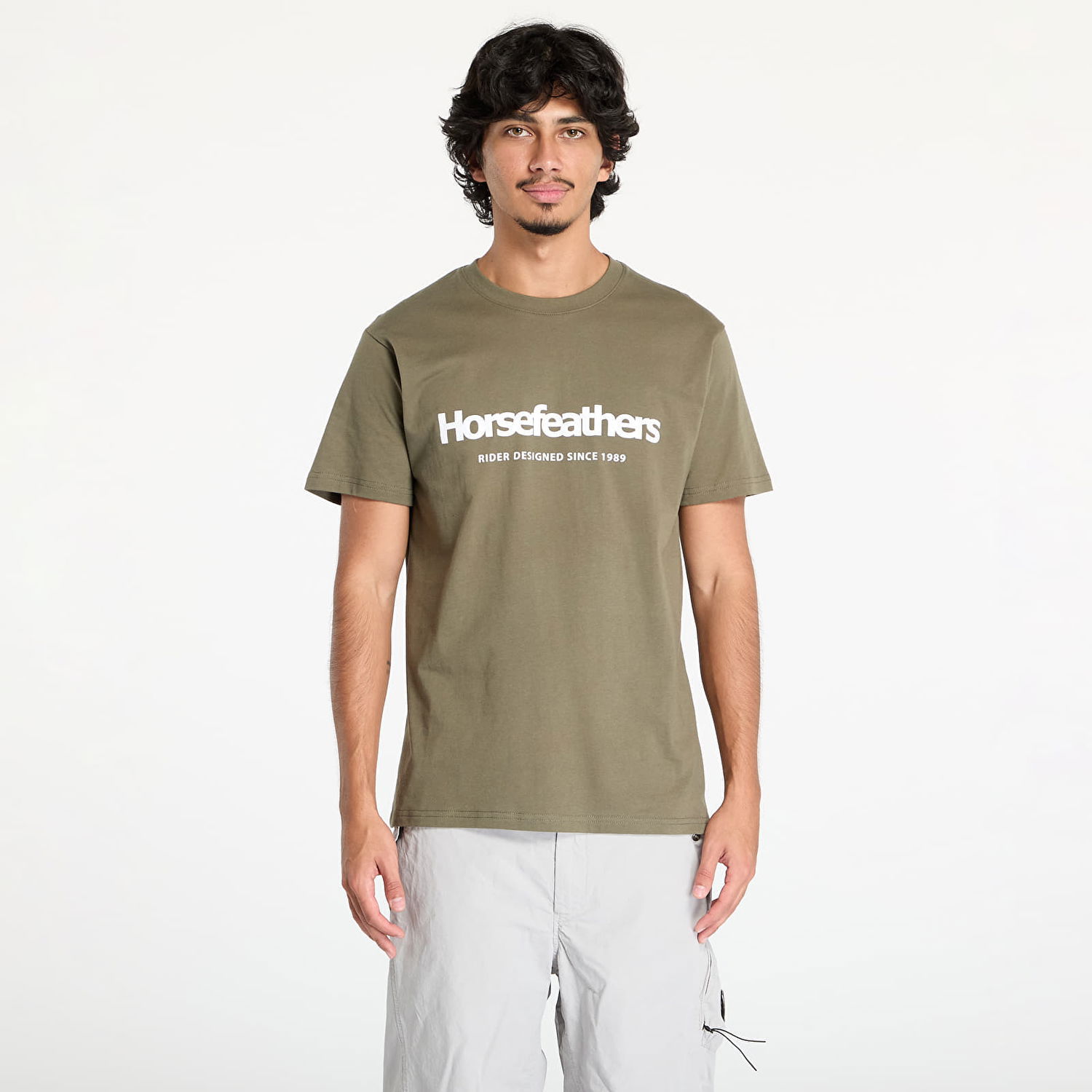 Tričko Horsefeathers Quarter T-Shirt Burnt Olive M Hnedá | SM1178X, 0