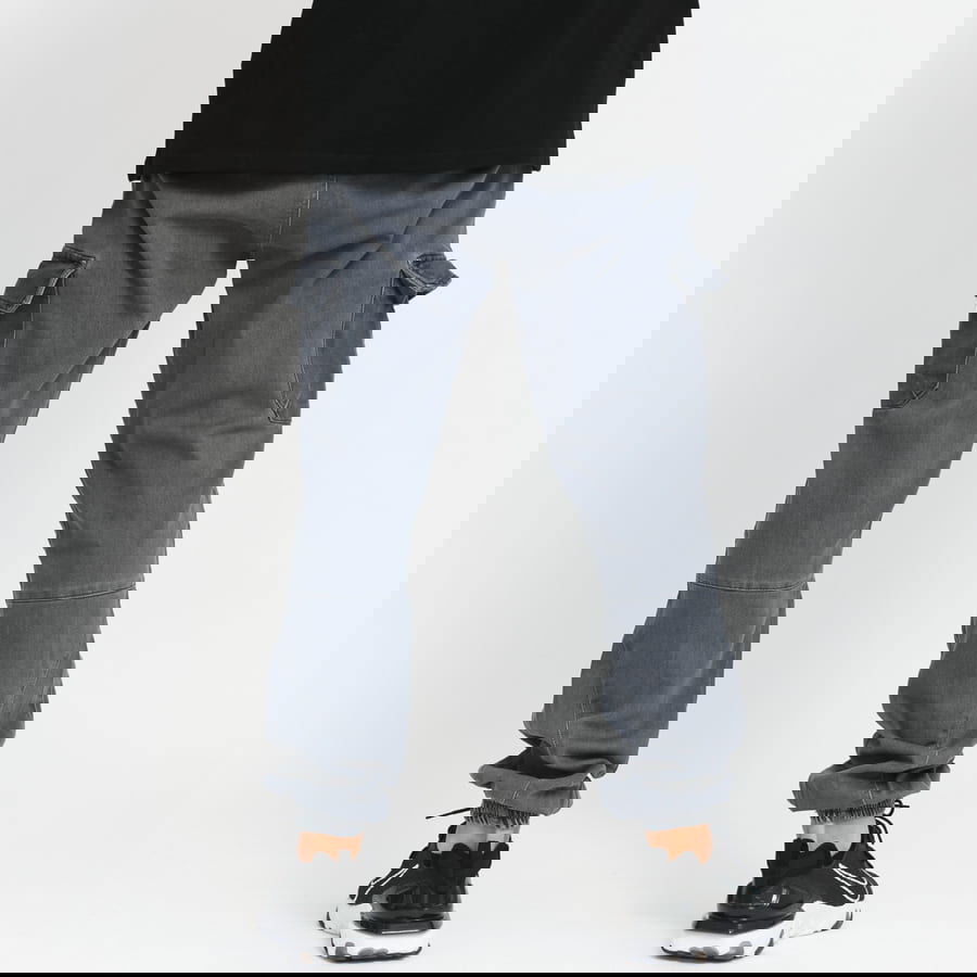 Cargo nohavice Urban Classics Knitted Cargo Jogging Pants Šedá | TB4459 grey, 1