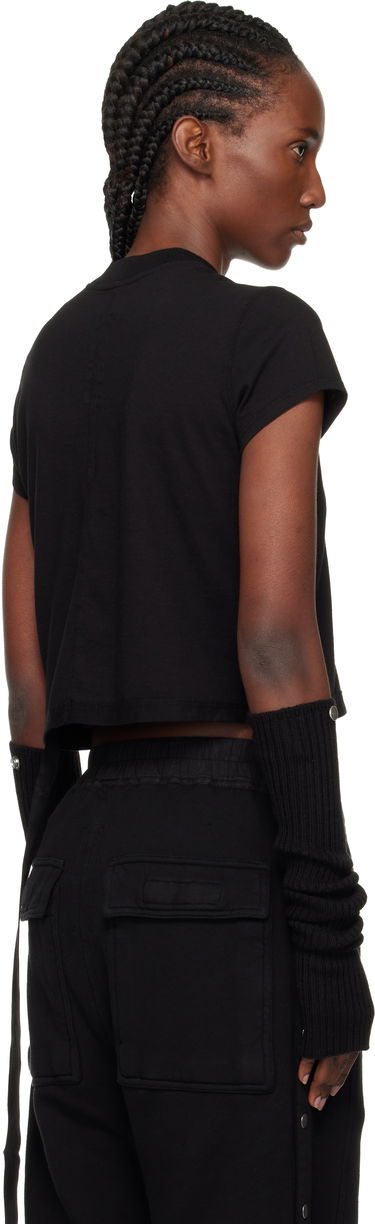 Crop Top Rick Owens DRKSHDW Concordians Cropped Small Level T-shirt Čierna | DS02E7207 RNEP3, 2