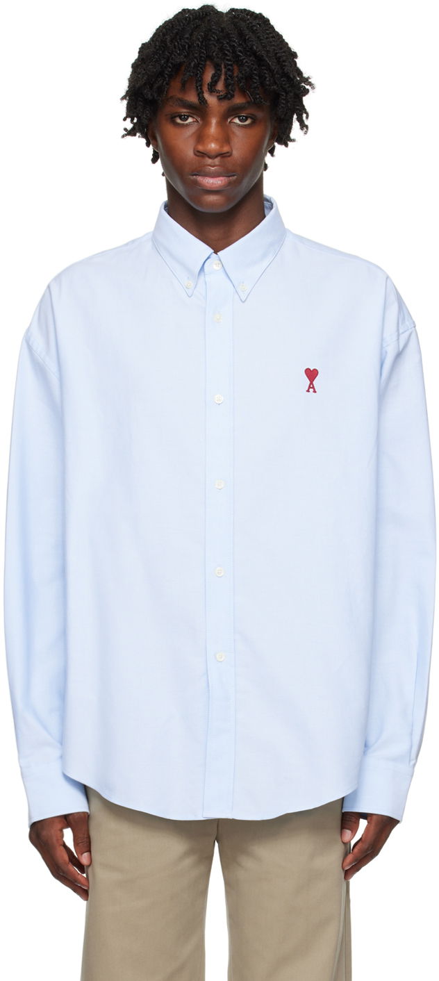 Košeľa AMI Shirt Modrá | BFUSH130.CO0031, 0