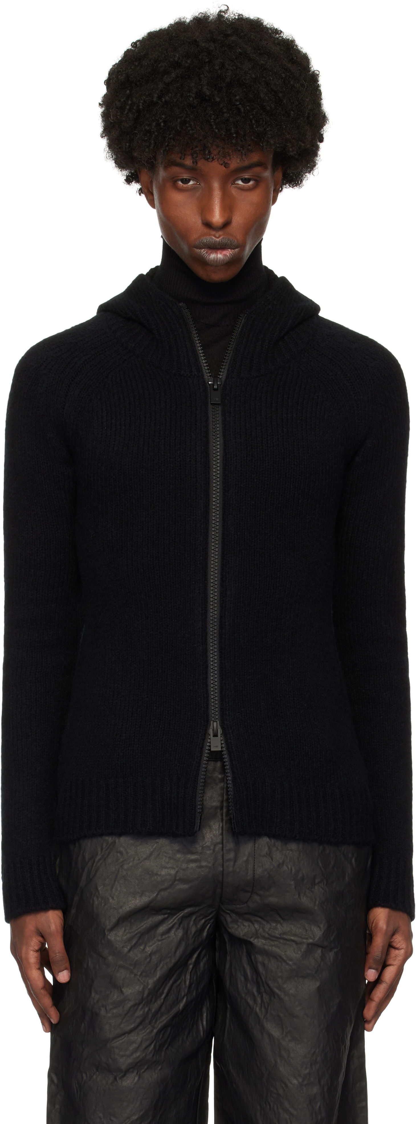 Cashmere Zip-Up Hoodie