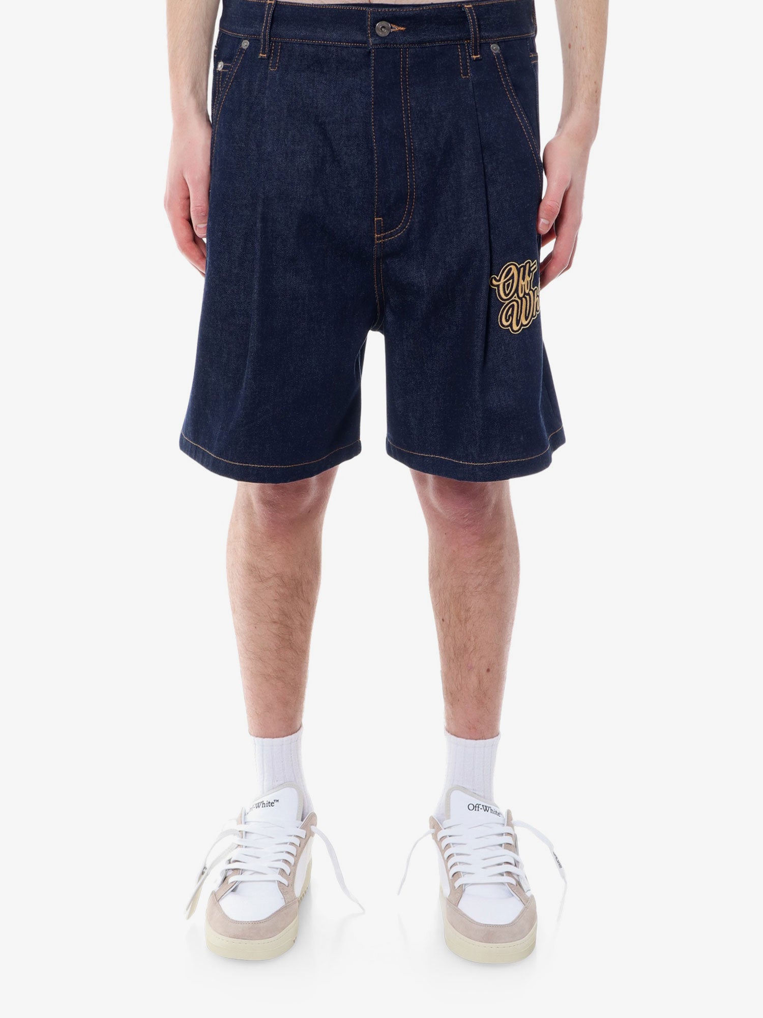 BERMUDA SHORTS - OFF WHITE