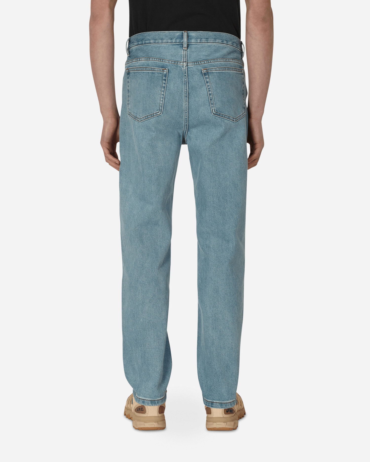 Džínsy A.P.C. Martin Jean Washed Indigo Stretch Tyrkysová | COFDI-H09121-IAL, 1