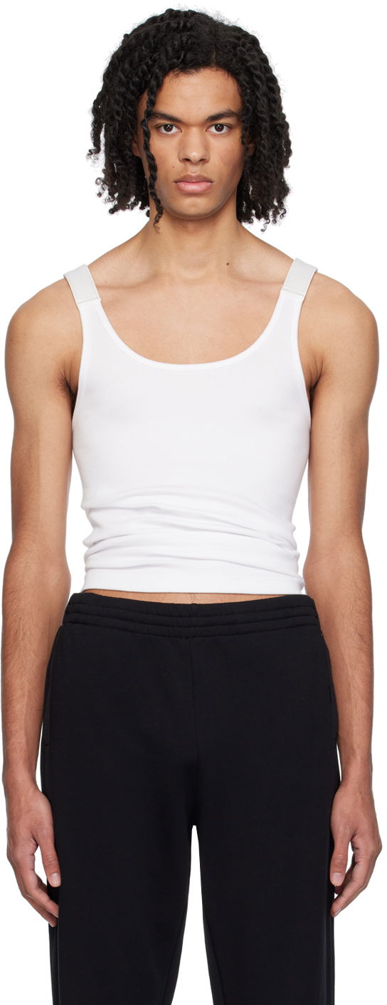 Tielko Helmut Lang Seatbelt Tank Biela | O02HW516, 0