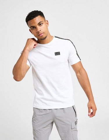 Tričko Emporio Armani Emporio Armani Tape Badge T-Shirt Biela | AF132447M001151U0002, 3