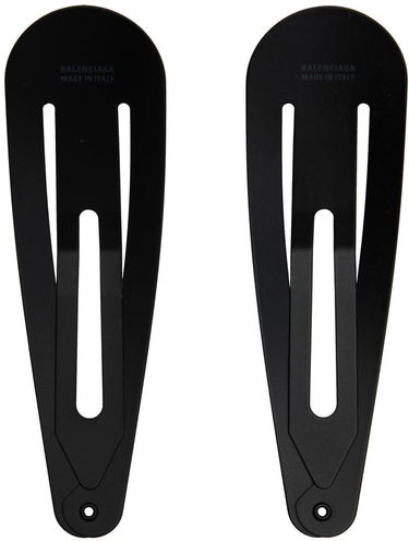 Doplnky Balenciaga Logo Hair Clip Set Čierna | 699021 TZ01G, 1