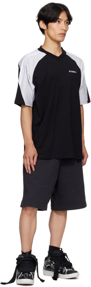 Tenisky a topánky LANVIN Black Curb Leather Sparkles Sneakers Čierna | FU-SKDK12-GLEO-E25, 4