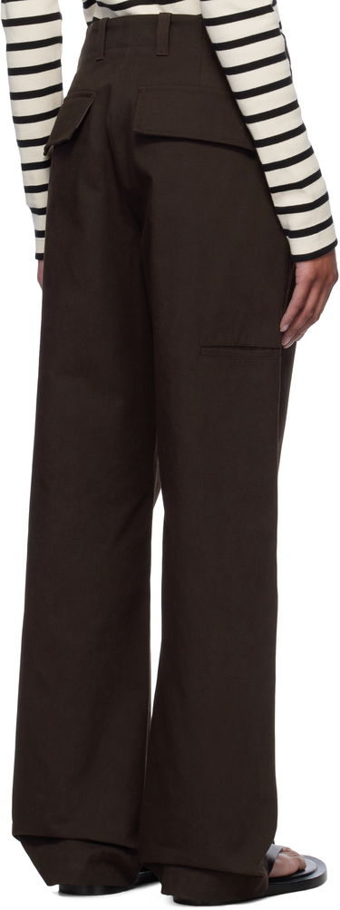 Nohavice Jil Sander Jil Sander Straight-Leg Trousers Hnedá | J40KA0255_J45267, 2