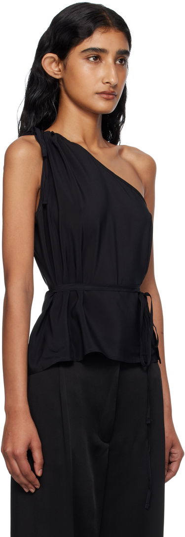 Tielko Baserange Baserange One-Shoulder Tie-Waist Camisole Čierna | TSVI-SC-AU25, 1