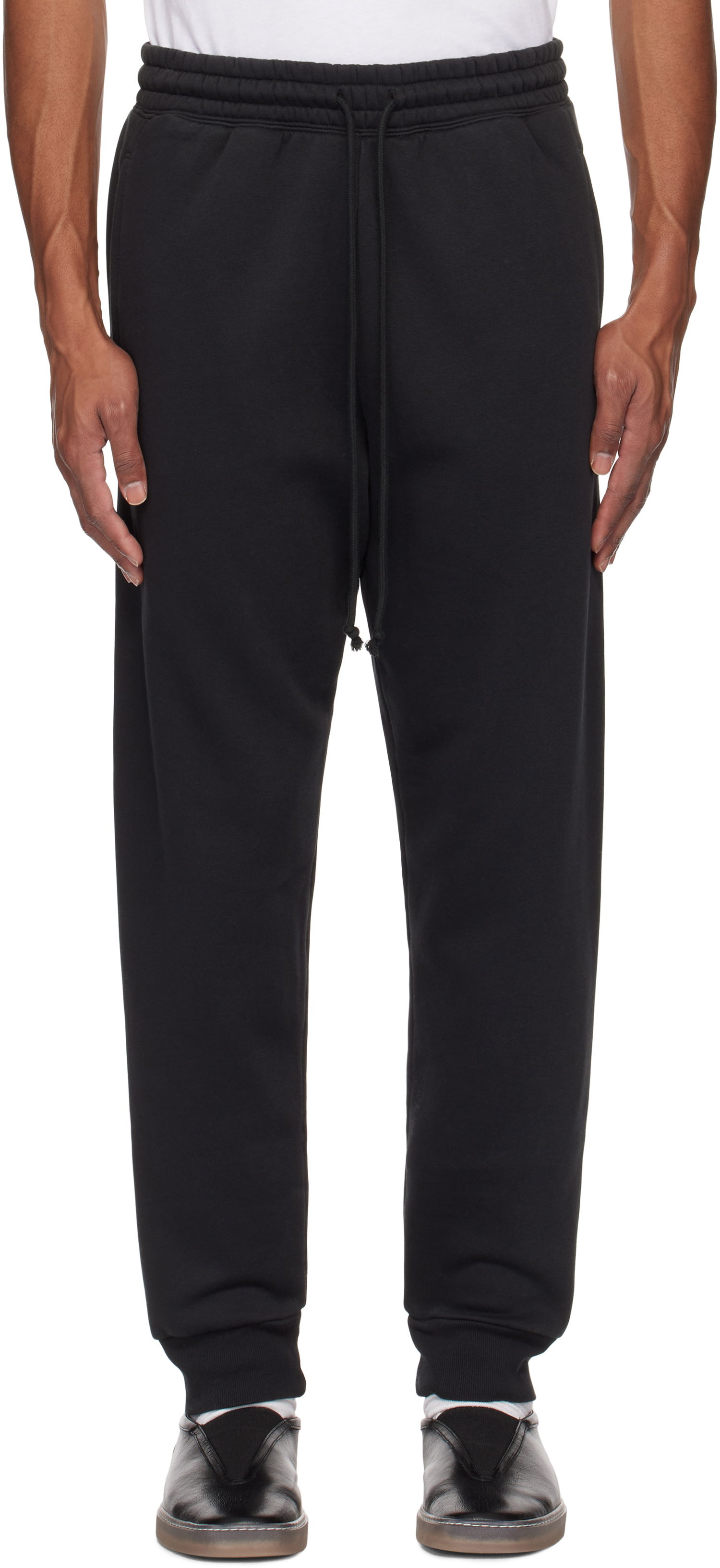 Tepláky SKIMS SKIMS Fleece Tapered Sweatpants Čierna | BO-PNT-5428M, 0