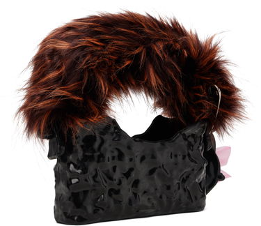 Kabelka Ottolinger Ottolinger Furry Baguette Ceramic Bag Čierna | 126-901326-01, 2