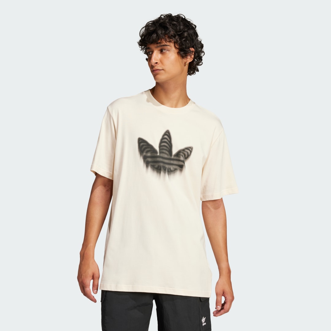 Tričko adidas Performance Skeleton Trefoil Graphic T-Shirt Béžová | JN4559, 0