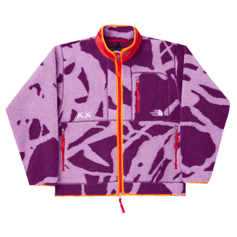 Mikina The North Face KAWS Freeride Fleece Jacket Fialová | NF0A7WLG76C