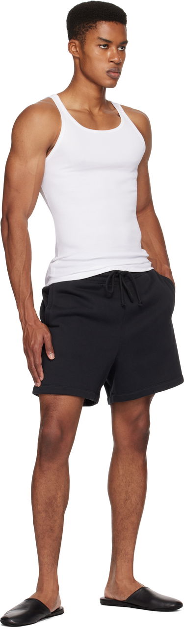 Šortky SKIMS SKIMS Cotton Fleece Relaxed Shorts Čierna | BO-SHO-5340M, 3