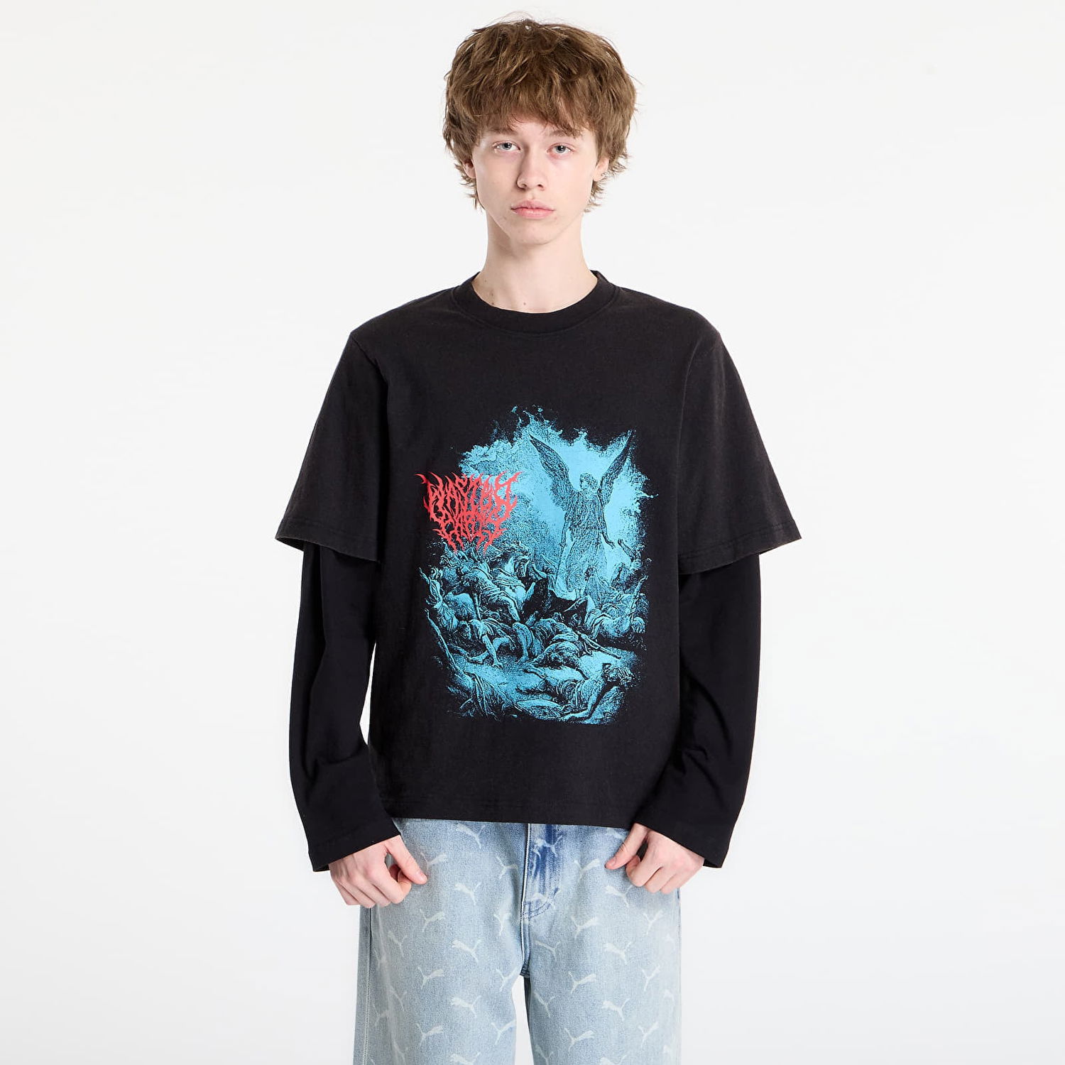 Tričko Wasted Paris Wasted Paris Legion T Age Layered Graphic T-Shirt Čierna | WP_000336, 0