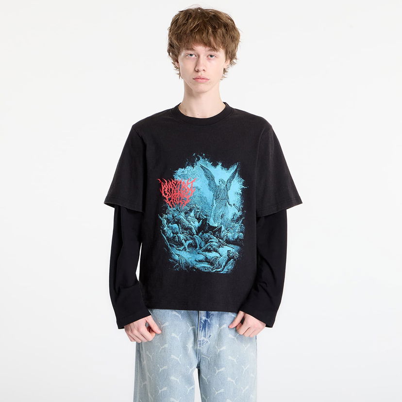 Tričko Wasted Paris Wasted Paris Legion T Age Layered Graphic T-Shirt Čierna | WP_000336