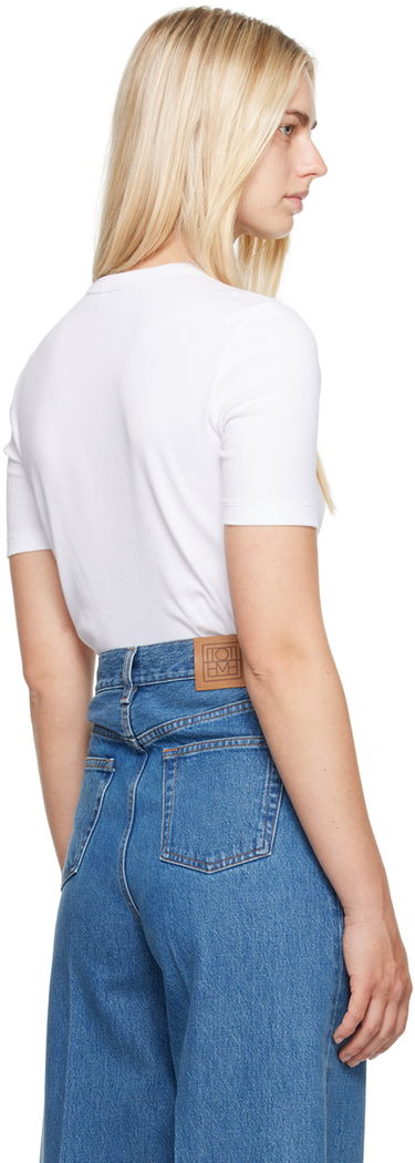 Tričko TOTEME TOTEME Classic T-Shirt Biela | 243-WRT0411-FB0094, 2