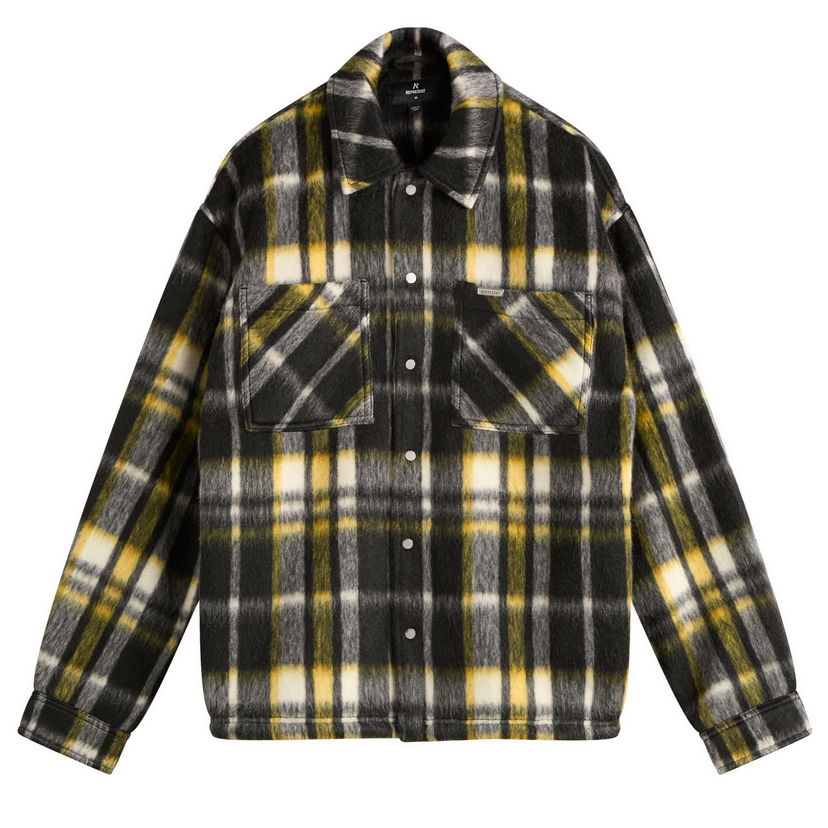 Bunda Represent Clo Textured Plaid Overshirt Rôznofarebný | MLM100241-01