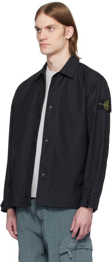 Vetrovka Stone Island Stone Island Supima Cotton Canvas Overshirt Čierna | K1S15 1200013 S0011, 3