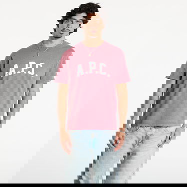 Tričko A.P.C. A.P.C. Marcus T-Shirt Vínová | COHKV-H26537 GAV, 0