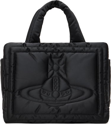 Tote bag Vivienne Westwood Small Quilted Orb Tote Bag Čierna | 4D030003U-W011M-, 0