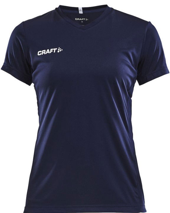Tričko Craft Solid Jersey V-Neck T-Shirt Navy | 1905566-1390, 0