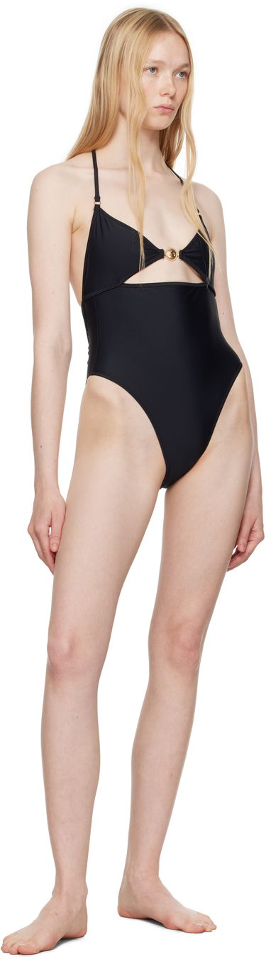 Plavky Marine Serre Marine Serre Jersey One-Piece Swimsuit Čierna | WSW015A CJER0061, 3