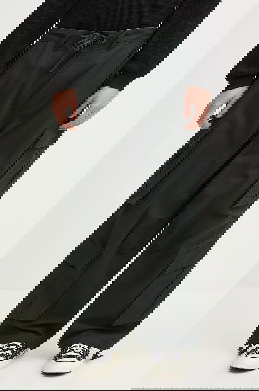 Cargo nohavice Vans Premium Classics LX Baggy Cargo Pant Čierna | VN000HMYD6P1, 0