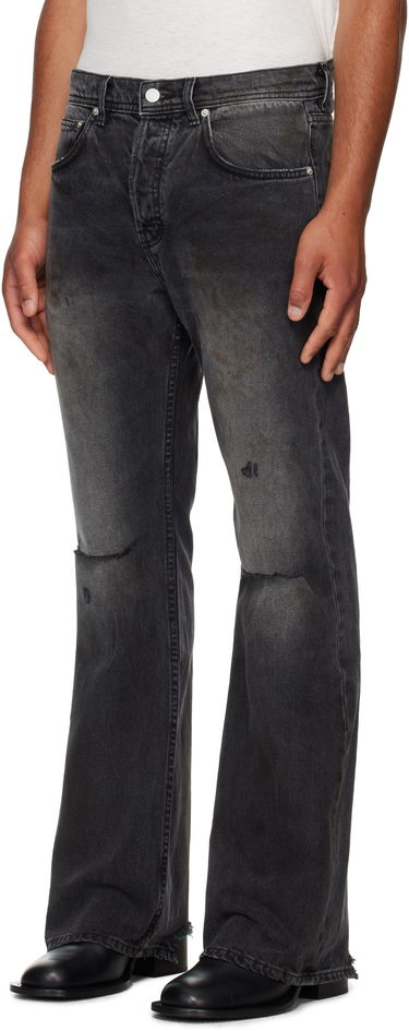 Džínsy Enfants Riches Déprimés Enfants Riches Déprimés Wider Flare Leg Jeans Čierna | 050-400, 3