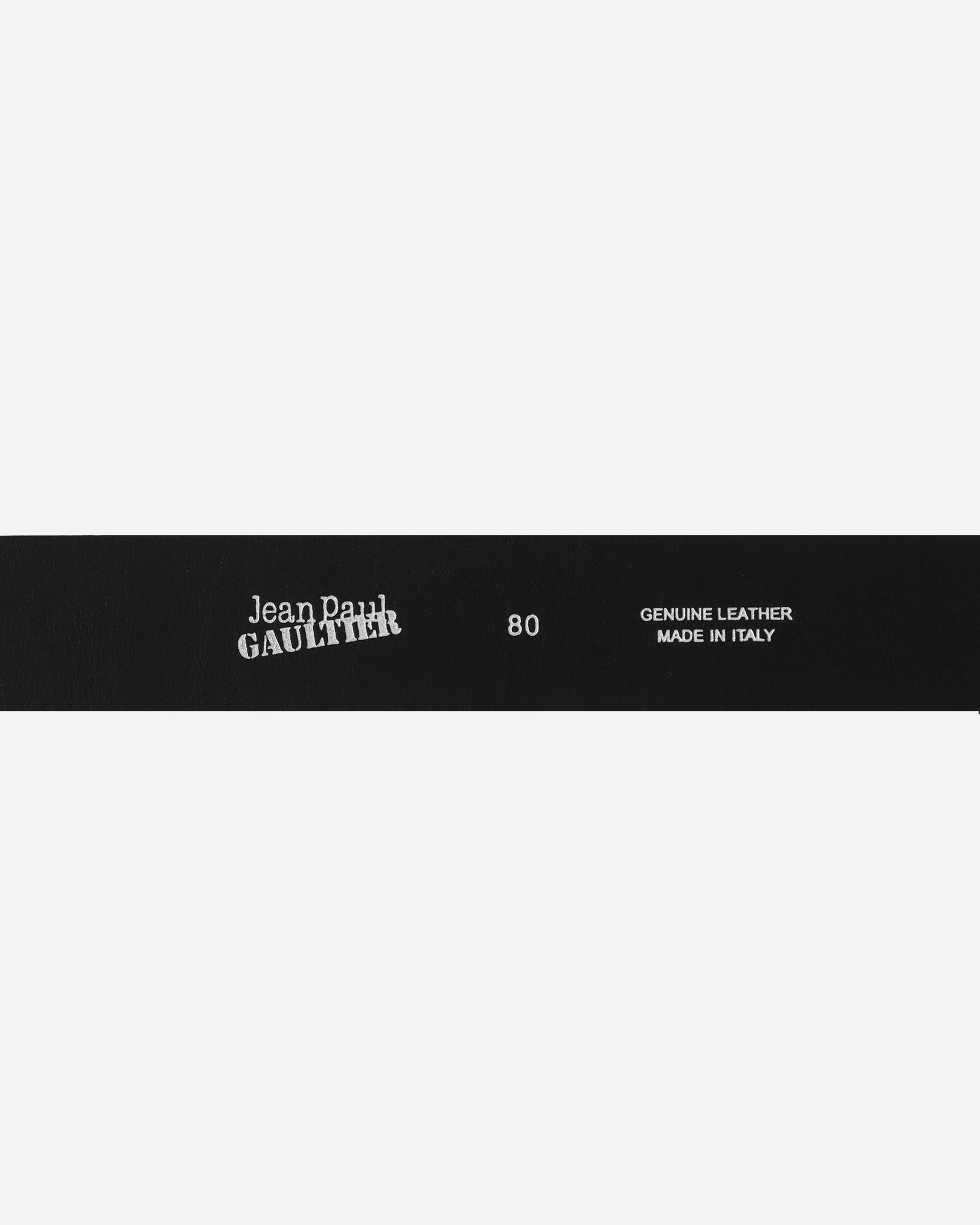 Leather Belt With Metal Logo